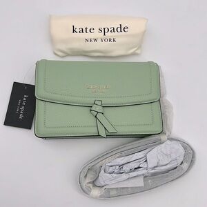 Kate Spade Knott Flap Crossbody Beach Glass